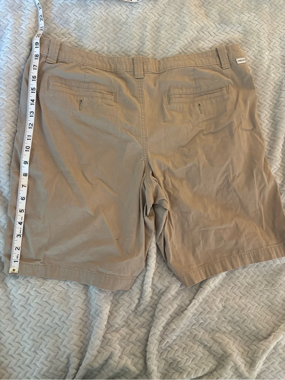 Magellan Outdoors Khaki Flat-Front Men's Shorts